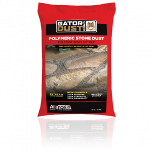 gator dust, sand and edging, concrete pavers, landscaping products