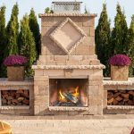 Manchester Foyer Fireplace 3, Techo Bloc, Fire pits, grills, inserts, landscaping products