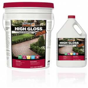 gator hybrid seal high gloss and color enhancer, alliance products, pavers sealers and cleaners, concrete pavers, landscaping products