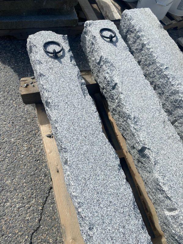 Hand Split Granite Hitching Posts