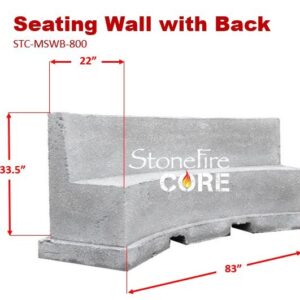 Seating Wall with Block