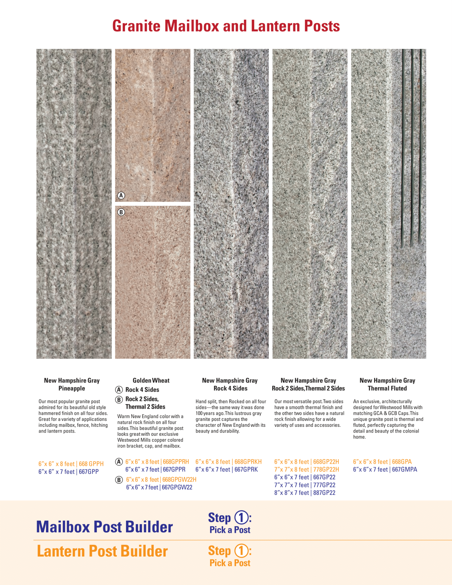 Camosse Granite Posts II